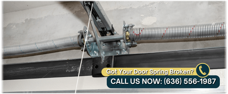 Broken Garage Door Spring St Peters